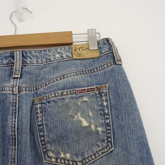 Vintage y2k low rise denim maxi skirt XS - Picture 4 of 9